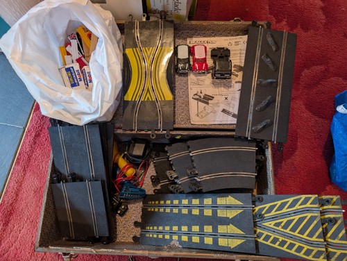 Vintage scalextric job lot - scalextric,