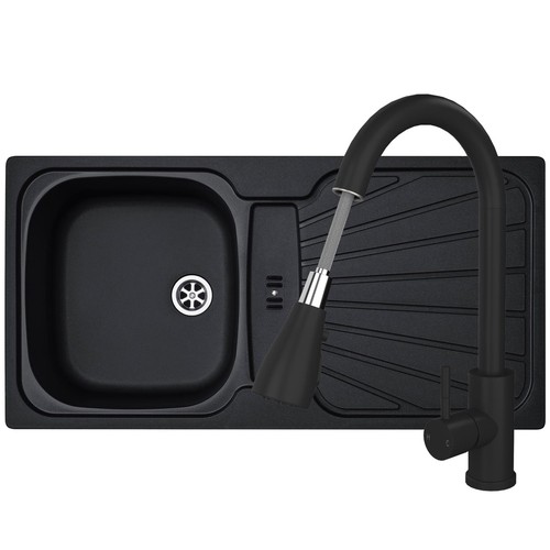Liquida cmp5bl bowl black - liquida, 1.0