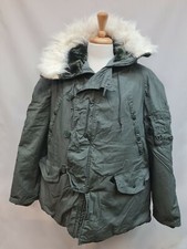 New Rare Genuine US Issue Vintage USAF N3B Cold Weather ECW Parka Jacket Small