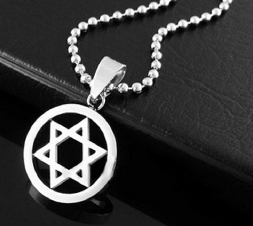 Silver the star david - star,