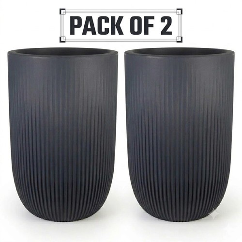 Large graphite tall plant - large,