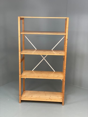 Lundia pine open shelving - open,