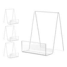 Shelf Dividers, 4Pcs Acrylic Clear Closet Shelf Separator 3.3"L x 3"W x 4"H
