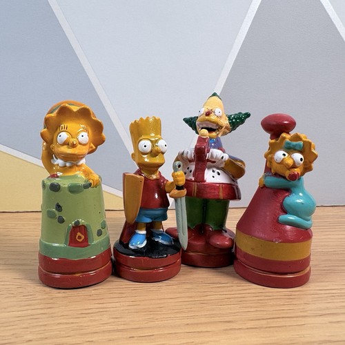 Vtg the simpsons chess - the,
