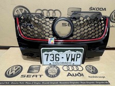 VW Golf MK5 GTI Front Radiator Grille Black Tornado Red Grill US Spec New OEM