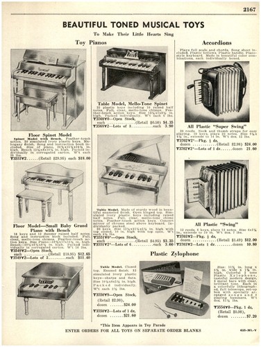 1952 paper toy schoenhut - 1952,