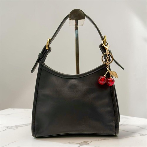 Old coach shoulder bag leather - old,