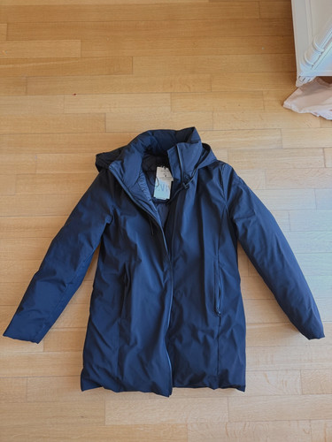 Zara black winter parka mid