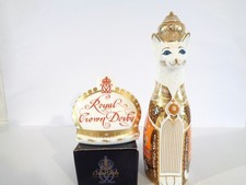 ROYAL CROWN DERBY ROYAL SIAMESE CAT  FIGURINE BEST QUALITY WITH FREE POST