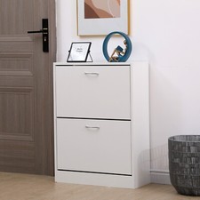 2 Drawer Shoe Cabinet Storage