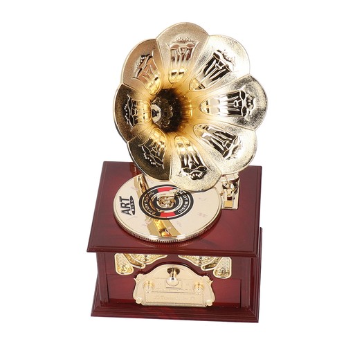 Vintage gramophone music box - vintage,