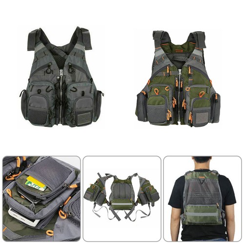 Fishing waistcoat multi - waistcoat, multi-pocket