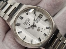 Seiko QR Faceted Crystal White Linen Mar 1974 3863-8000 Vintage JDM Quartz Rare