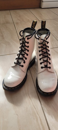Martens 1460 white patent - dr,