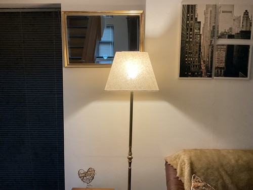Gold floor lamp plus - floor,