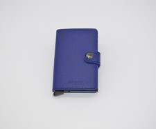 Secrid Mini Wallet Crisple Blue/Black-  BRAND NEW WITH BOX 