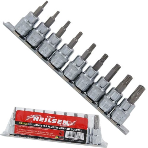 9pc torx bit star plus - star,