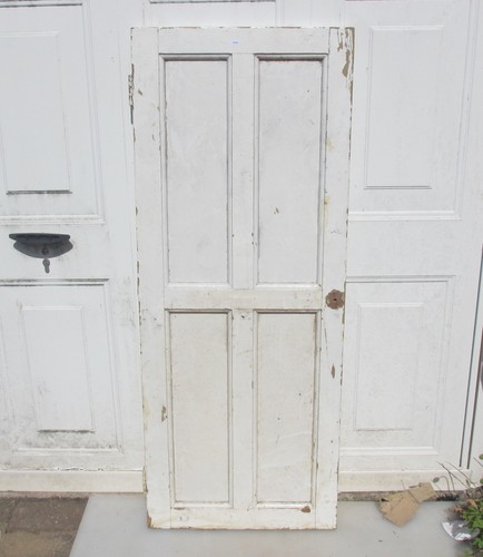 Vintage wooden panel door - vintage,