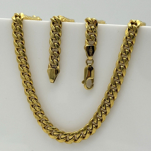 9ct solid gold - solid, miami
