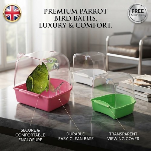 Classic caged bird - bird, bath
