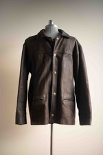 Vintage - Men’s Leather Jacket Brown L - Cafe Racer - Retro