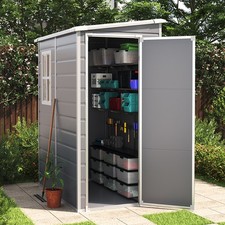Plastic Lockable Garden Shed 5
