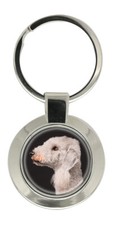 Bedlington Terrier Key Ring