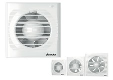 Swiftair Bathroom Extractor Fan Standard Timer Humidistat Back Shutter 4" 5" 6"