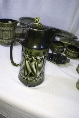 Green sylvac coffee pot - green, or