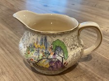 Vintage H&K Tunstall Milk Jug / Creamer 1930s Pattern HK17