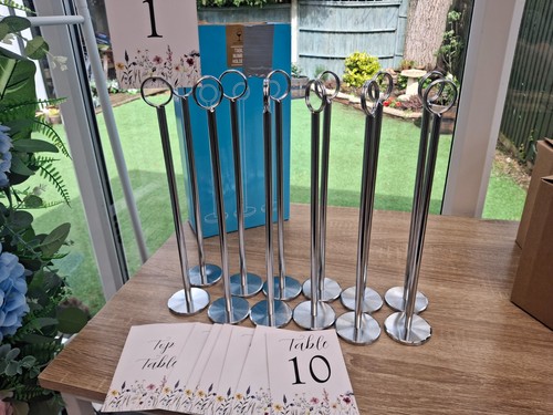 Metal wedding table number - 12,