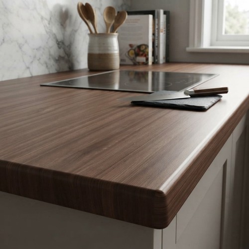 Stylish 120x60 walnut desk - 120x60,