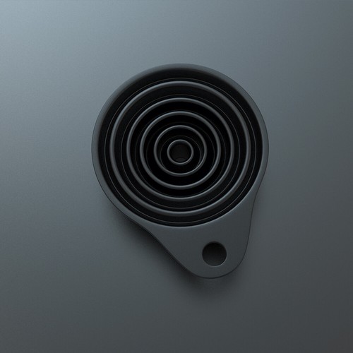 Moto silicone foldable funnel - foldable,