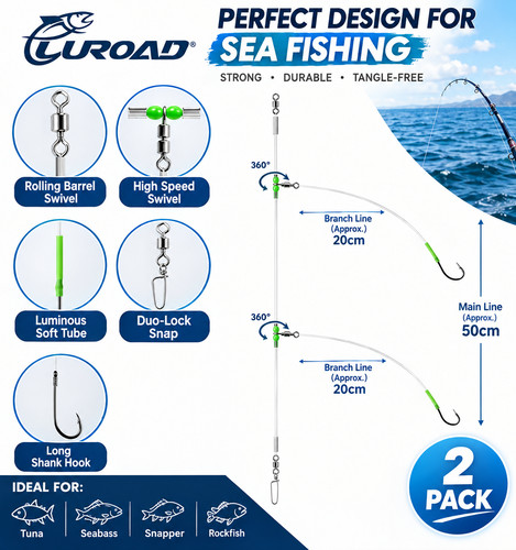 5pcs sea fishing - fishing, w/