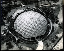 Geodesic Dome - Buckminster Fuller [vintage print]