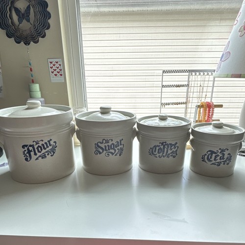 Piece white blue coffee - 4-piece,