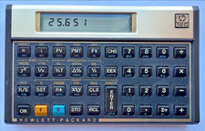 Vintage Hewlett Packard 12C Calculator