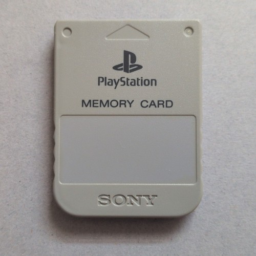 Ps1 memory card grey - card,
