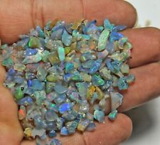 100 Pcs Lot AAA Natural Multi Flash Ethiopian Opal Rough Welo Fire Opal Stone