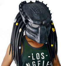 Halloween Alien Predator Full Face Latex Mask Helmet Cosplay Costume Party Prop
