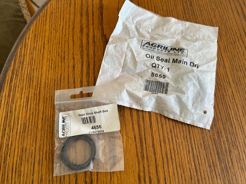 2xmain drive shaft oil - drive, seal