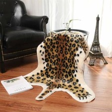 Faux Fur Leopard Print Animal