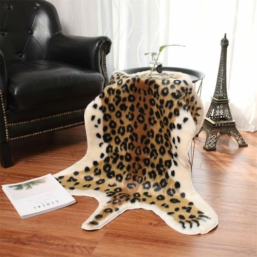 Faux fur leopard print - fur,