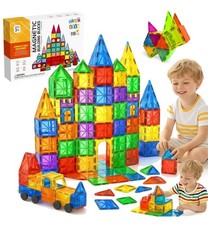 100Pc Magnetic Building Tiles
