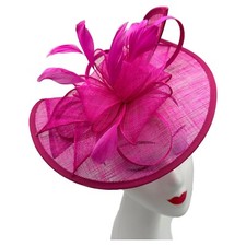 Large Fascinator Women's Headband Clip Hat Weddings Races Royal Ascot & Parties