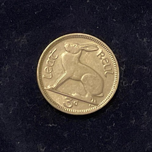 1928 irish three pence - 1928,