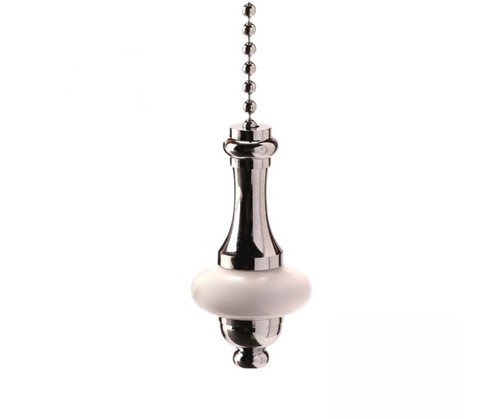 White ceramic chrome - white,