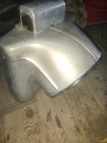 Damaged welded old harley - old,
