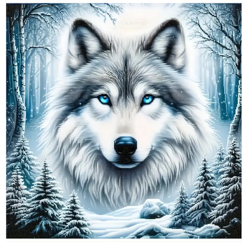Printed cross stitch kit ct - kit, 11