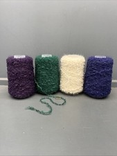 4 X 200G 2NM 70% MOHAIR 25% WOOL 5% NYLON MIX YARN 4 COLOURS